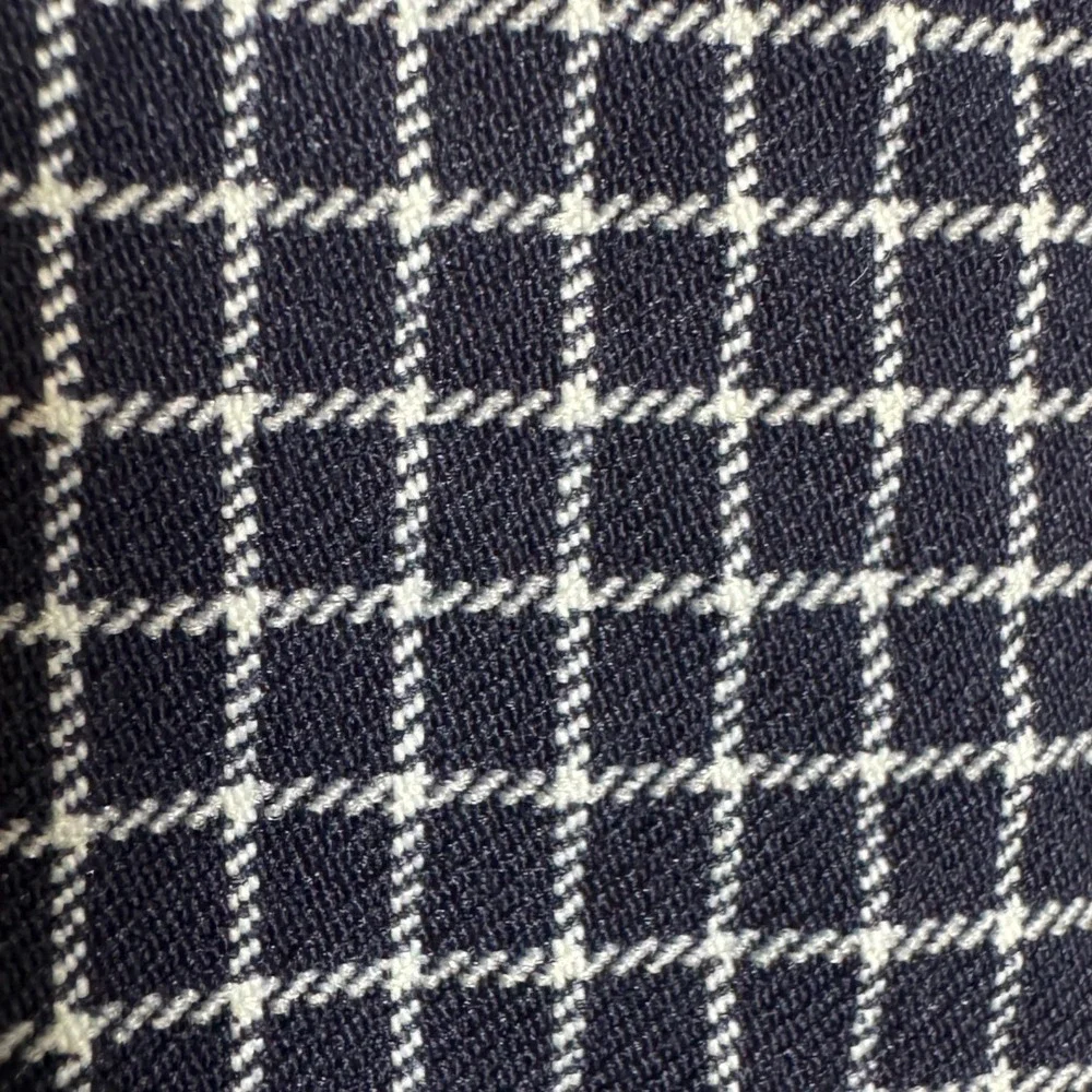 Nanette Lepore Women's Navy‎ Blue Checkered Pants / Size S / Sku0059